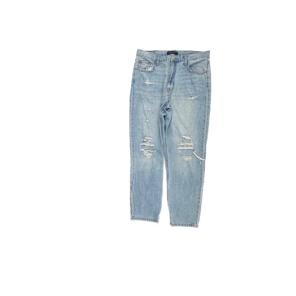 Aeropostale Mom jean Distressed Women's size 10‎ Medium Blue Denim Jeans